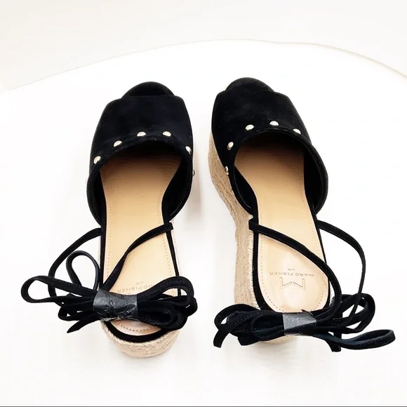 🆕{Marc Fisher} Verena Studded Suede Espadrilles - Picture 10 of 17